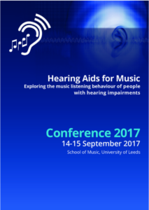 Hearing Aids for Music Conference programme.